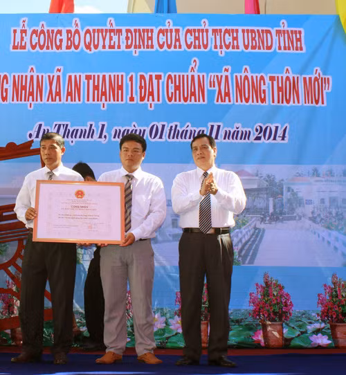 An Thạnh Nhất cán đích nông thôn mới ảnh 1