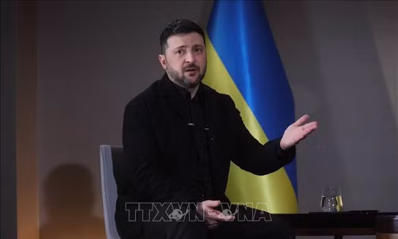 Tổng thống Ukraine Volodymyr Zelensky. Ảnh: PAP/TTXVN phát