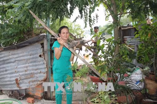 Vĩnh Long:Hỗ trợ các hộ bị thiệt hại do sạt lở bờ sông ổn định đời sống ảnh 2