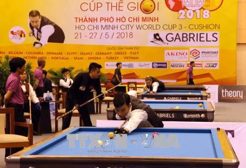 149 cơ thủ hàng đầu dự Giải Billiards 3 băng cúp thế giới TP Hồ Chí Minh 2018 ảnh 1