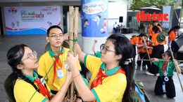 150 đội viên tiêu biểu tham gia Hội thi Chỉ huy Đội giỏi