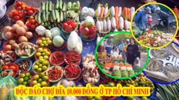 Độc đáo chợ đĩa đồ ăn 10.000 đồng ở TP Hồ Chí Minh