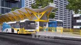 Toàn cảnh xe buýt nhanh trước ngày vận hành chính thức