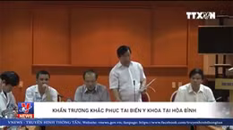 Phó Thủ tướng Vũ Đức Đam họp khẩn tại Hòa Bình