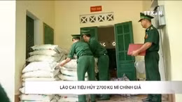 Xem tiêu hủy 2,7 tấn mì chính giả