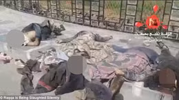Video khủng bố IS bêu xác không đầu ở Raqqa
