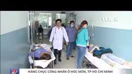Hàng chục công nhân ở Hóc Môn, TP Hồ Chí Minh bị ngất xỉu