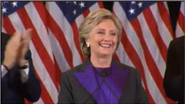 Bà Clinton chấp nhận kết quả bầu cử