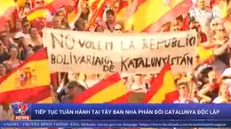 Tuần hành rầm rộ ngay tại thủ phủ Catalonia phản đối đòi độc lập