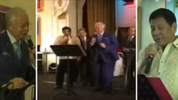 Ông Duterte và Thủ tướng Malaysia hát karaoke