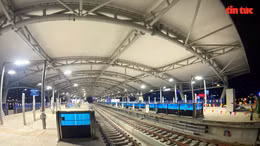 Ngắm kiến trúc độc đáo của nhà ga metro Tân Cảng