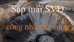 Đánh sập sân vận động Nga, công nhân chạy không kịp tử vong