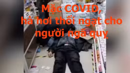 Bất chấp COVID, bác sĩ hà hơi thổi ngạt cho người ngã quỵ trong siêu thị