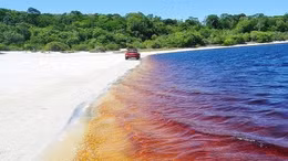 Hồ nước có màu Coca Cola độc lạ tại Brazil