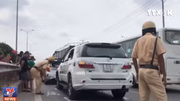 Tai nạn liên hoàn, cao tốc TP Hồ Chí Minh - Long Thành - Dầu Giây kẹt cứng
