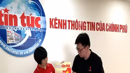 Lá cờ Tổ quốc lan tỏa tình yêu đất nước tới mỗi độc giả báo Tin tức