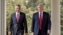 Tổng thống Trump hội đàm với Thủ tướng Singapore trước khi gặp ông Kim Jong-un