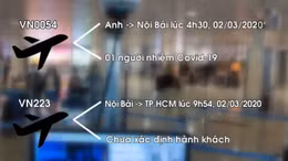 Truy tìm hành khách trên 2 chuyến bay của Vietnam Airlines