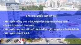 Nhiều phương thức tuyển sinh đại học 2020