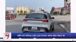 Biển số trúng đấu giá được bán kèm theo xe