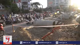 Ẩn họa tại công trường không có rào chắn