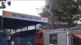 Cháy kho gỗ bên cạnh cơ sở kinh doanh gas tại Đà Nẵng