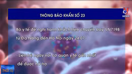 Thông báo khẩn số 23 tìm hành khách trên chuyến bay VN7198 từ Đà Nẵng đến Hà Nội 