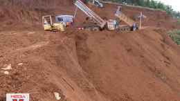 Khắc phục sạt lở tuyến đường nối Bình Phước - Lâm Đồng