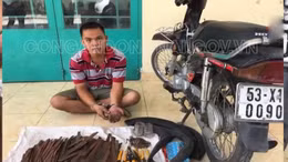 Bắt đối tượng rải đinh bẫy người trên quốc lộ