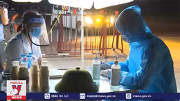 Lá chắn thép phòng dịch ở Bắc Ninh