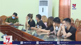 Bắt giữ 17 đối tượng sử dụng ma túy trong nhà nghỉ