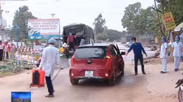Xã Sơn Lôi trước ngày gỡ bỏ lệnh cách ly