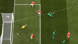 Chiêm ngưỡng siêu phẩm đánh đầu, ghi bàn thắng đầu tiên của World Cup 2018