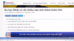 Sự thật sau quảng cáo du học Nhật Bản hấp dẫn