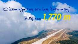Chiêm ngưỡng sân bay ‘trên mây’ ở độ cao 1.770m