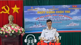 Đại tá Cao Xuân Quận, Phó Chính ủy Bộ Tư lệnh Vùng Cảnh sát biển 3 phát động cuộc thi trực tuyến "Em yêu biển, đảo quê hương".