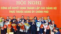Quyết định thành lập 15 Đảng bộ thuộc Đảng uỷ Chính phủ