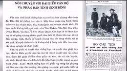 Học Bác mỗi ngày: Làm theo lời Bác, xây dựng Ninh Bình ngày càng giàu mạnh, phát triển