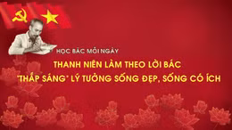 Học Bác mỗi ngày: Thanh niên làm theo lời Bác - 'thắp sáng' lý tưởng sống đẹp, sống có ích