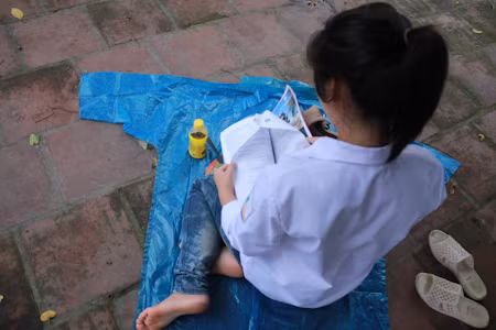 Hà Nội: Thí sinh nương nhờ cửa chùa giờ nghỉ trưa ảnh 11