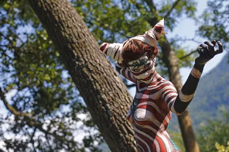 Những bức tranh đặc sắc vẽ trên cơ thể ảnh 7