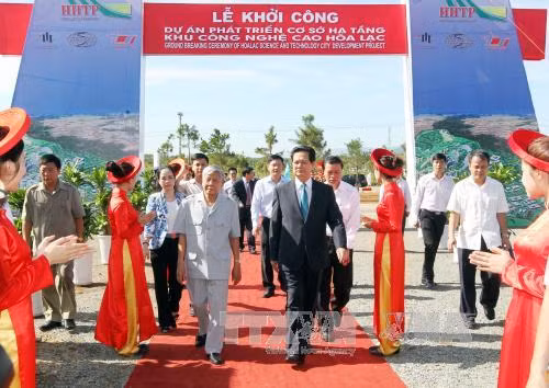 Khởi công Dự án phát triển khu công nghệ cao Hòa Lạc ảnh 1