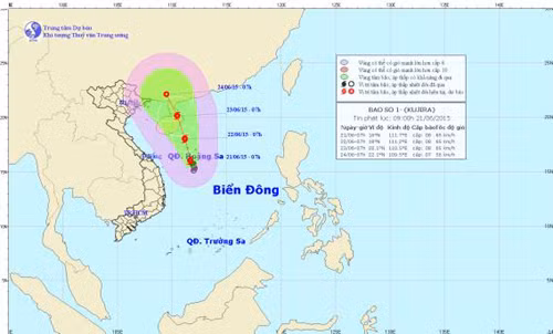 Áp thấp nhiệt đới mạnh lên thành bão ảnh 1