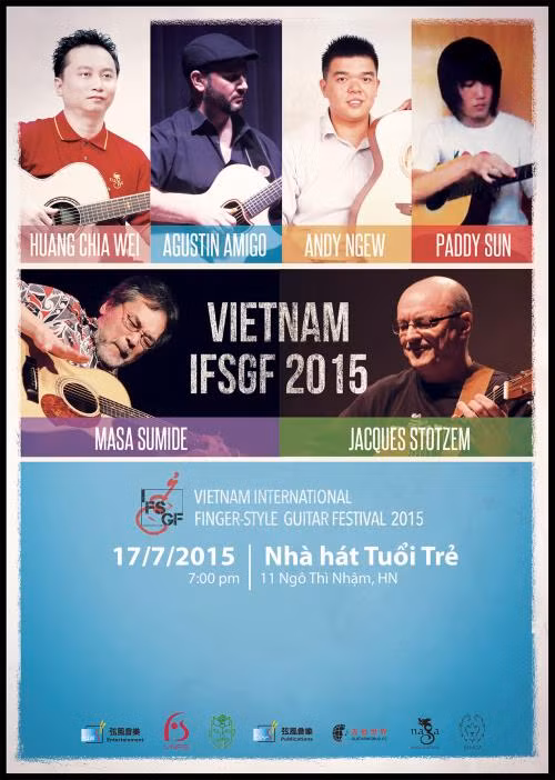 Liên hoan guitar quốc tế dòng fingerstyle tại Việt Nam năm 2015 ảnh 1