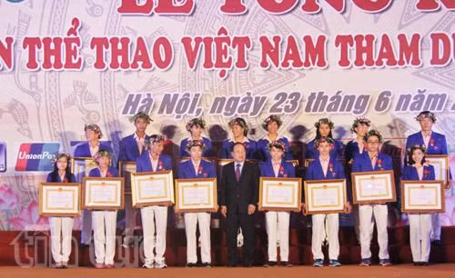 Vinh danh những VĐV, HLV xuất sắc tại SEA Games 28 ảnh 1