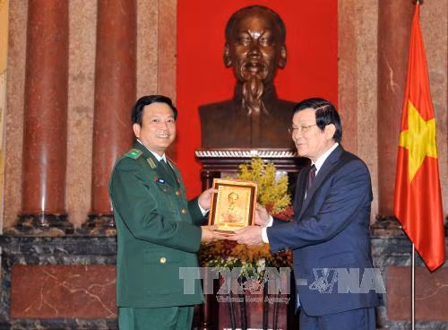 Chủ tịch nước tiếp Đoàn đại biểu Thi đua Quyết thắng toàn quân ảnh 2