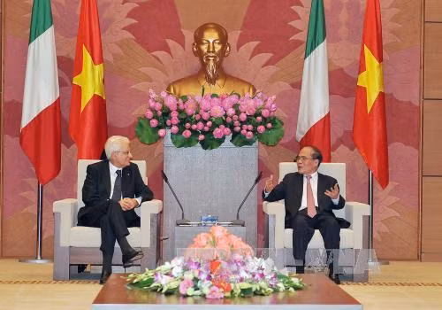 Việt Nam và Italy nhất trí tăng cường quan hệ hợp tác ảnh 1