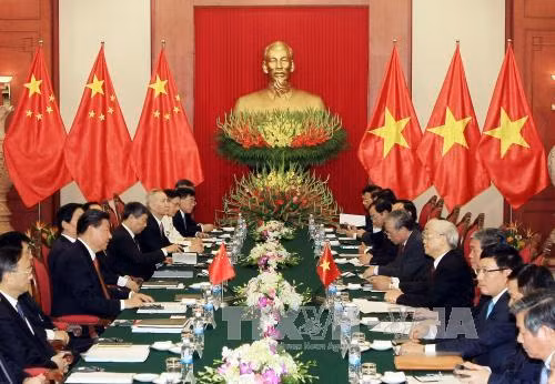 Tổng Bí thư hội đàm với Tổng Bí thư, Chủ tịch Trung Quốc Tập Cận Bình ảnh 2