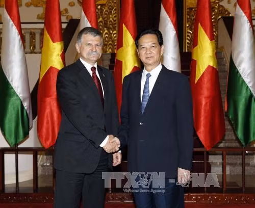 Tổng Bí thư Nguyễn Phú Trọng tiếp Chủ tịch Quốc hội Hungary ảnh 2