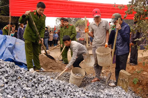 Thanh niên cống hiến sức trẻ ảnh 1